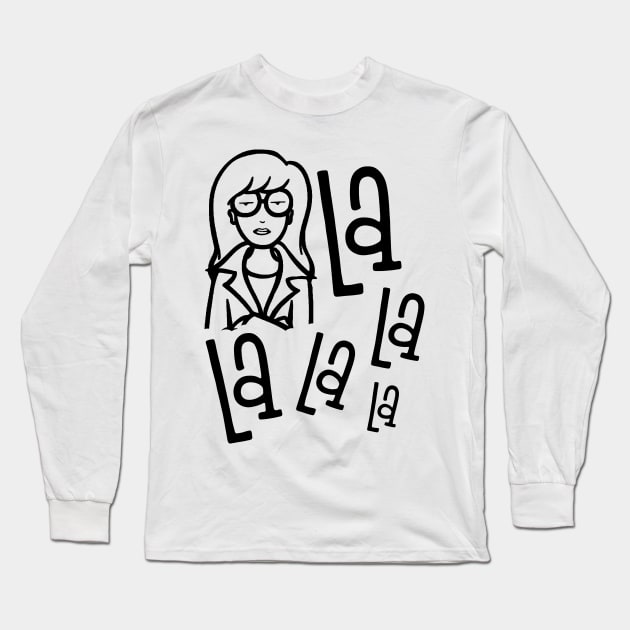 La La LA La La Long Sleeve T-Shirt by popcultureclub